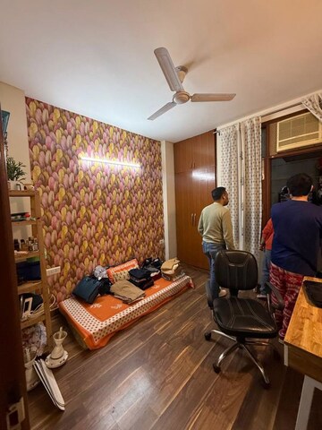 Living Room in 3 BHK Builder Floor at Chittaranjan Park – for Rent