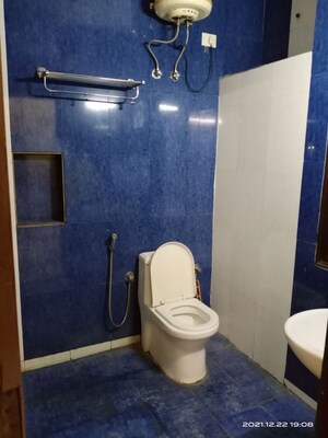 Bathroom in 2 BHK Builder Floor at Vasant Kunj – for Rent