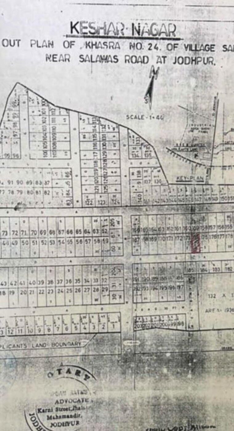 Map Location, krishna nagar  1058 Sq.Ft. Plot In Krishna Nagar Jodhpur 9950274
