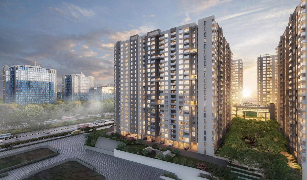 3 BHK + Pooja Room,Servant Room,Study Room,Extra Room Apartment For Sale in Wakad