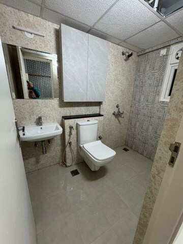 Bathroom in 2 BHK Apartment at Adarsh Greens, Kogilu – for Rent