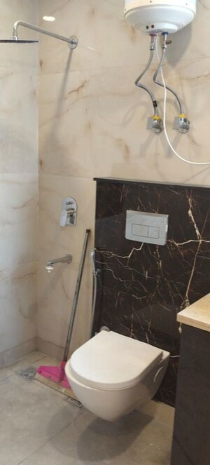 Bathroom in 3 BHK Builder Floor at East Of Kailash – for Rent