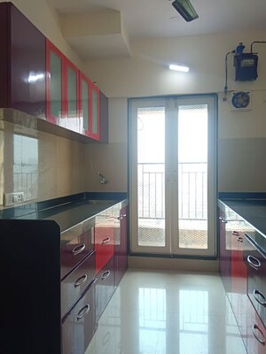 Kitchen in 2 BHK Apartment at Rustomjee Urbania Atelier, Thane West – for Rent