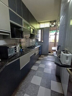 Kitchen in 2 BHK Builder Floor at Nehru Enclave – for Rent