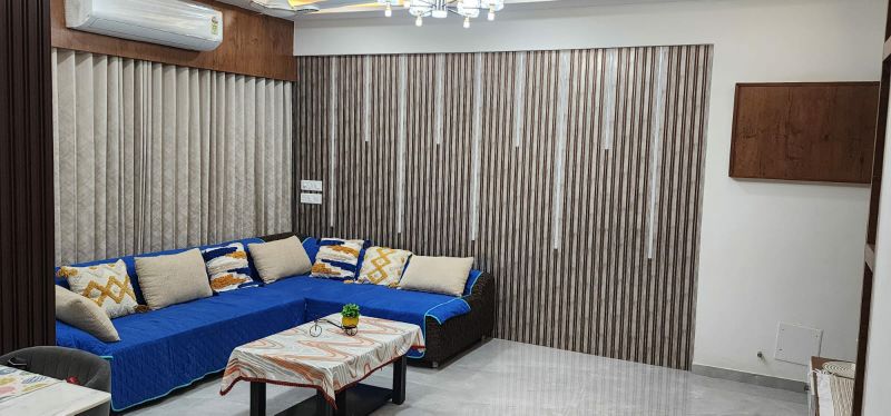 3 BHK + Study Room Apartment For Rent in Shela