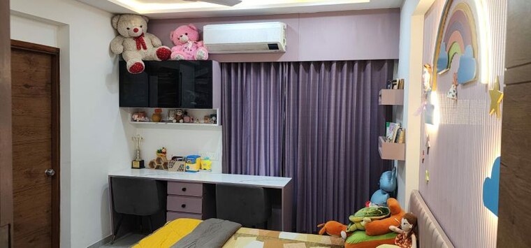 Master Bedroom, shela 3 Bedroom 1720 Sq.Ft. Apartment In Shela Ahmedabad 9950747