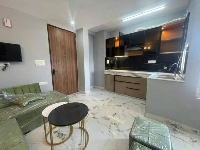 Living Room, saket 1 Bedroom 500 Sq.Ft. Builder Floor In Saket Delhi 9950754