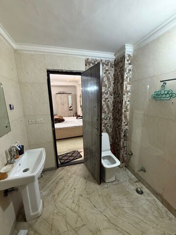 Bathroom in 2 BHK Builder Floor at Saket – for Rent