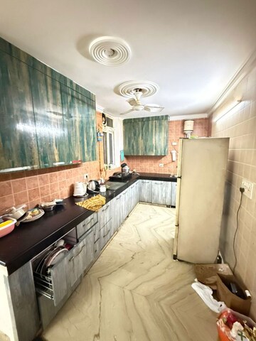 Kitchen in 2 BHK Builder Floor at Saket – for Rent