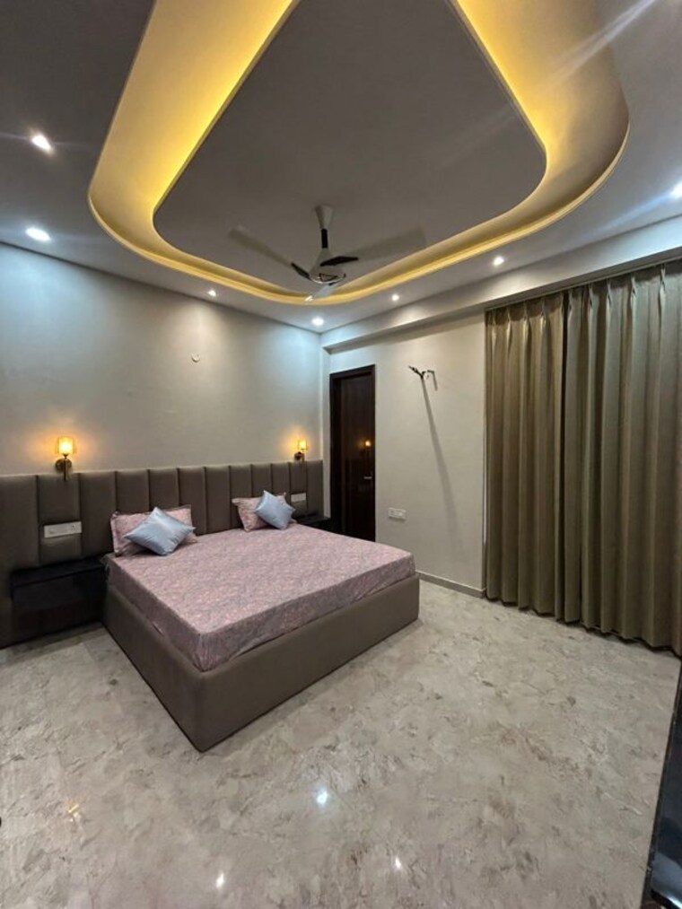 Bedroom, hermitage-centralis 4 Bedroom 3400 Sq.Ft. Apartment In Vip Road Zirakpur 9950872