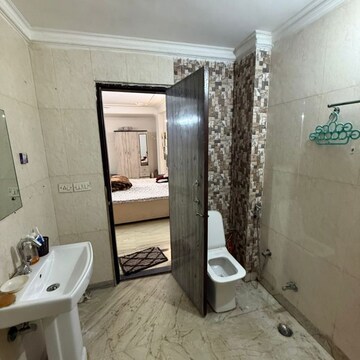 Bathroom in 2 BHK Builder Floor at Malviya Nagar – for Rent