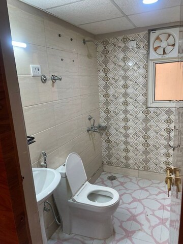 Bathroom in 3 BHK Apartment at UPAVP Ganga Yamuna And Hindon Enclave, Pratap Vihar – for Sale