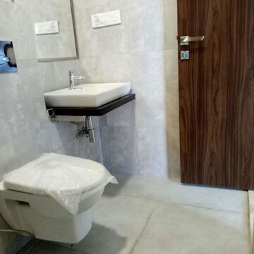 Bathroom in 2 BHK Apartment at Neminath Ekta Suprabhat, Goregaon West – for Rent
