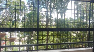 Balcony in 3 BHK Apartment at Ajmera Green Acres, Bannerghatta – for Rent
