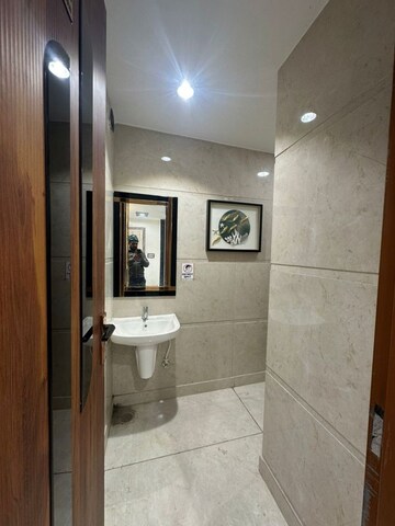 Bathroom in 3 BHK Apartment at Dwarka Mor – for Rent
