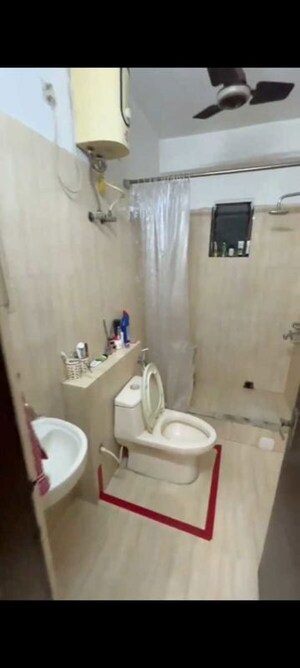 Bathroom in 3 BHK Apartment at Loharuka Green Vista, Rajarhat – for Rent