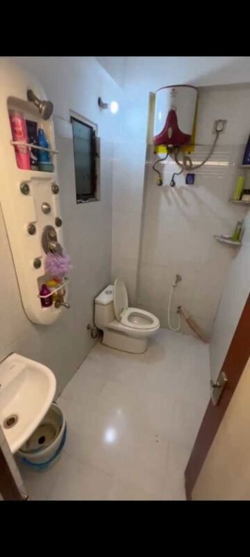 Bathroom in 3 BHK Apartment at Loharuka Green Vista, Rajarhat – for Rent