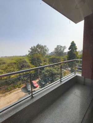Balcony in 3 BHK Builder Floor at Nehru Enclave – for Rent