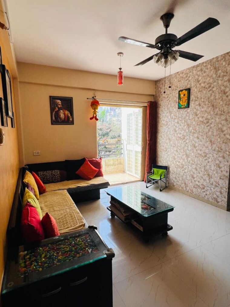 Living Room, kranti nagar 2 Bedroom 900 Sq.Ft. Apartment In Kranti Nagar Pune 9951269