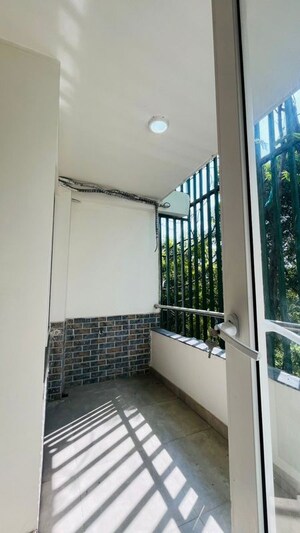 Balcony in 3 BHK Apartment at Palm Residency Chhatarpur, Chattarpur – for Rent