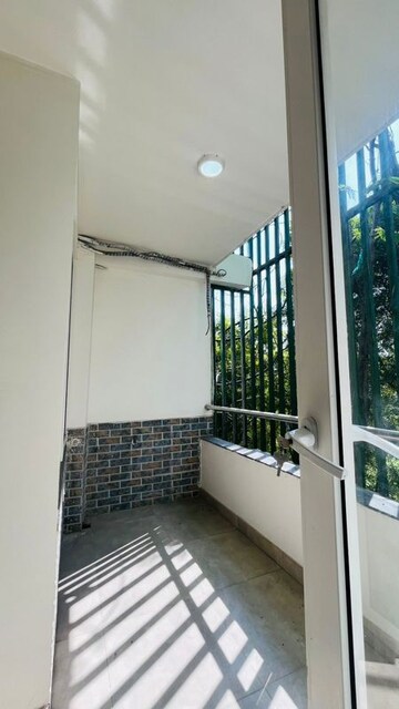 Balcony in 3 BHK Apartment at Palm Residency Chhatarpur, Chattarpur – for Rent