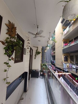 Balcony in 3 BHK Apartment at Palm Residency Chhatarpur, Chattarpur – for Rent