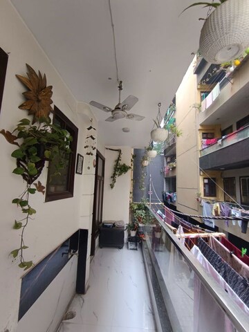 Balcony in 3 BHK Apartment at Palm Residency Chhatarpur, Chattarpur – for Rent