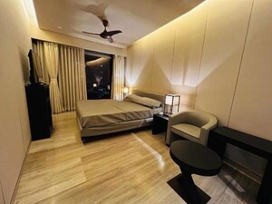 Living Room in 4 BHK Apartment at Lodha World Crest, Worli – for Sale