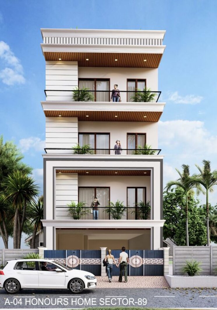 Exterior View, bptp-district-3 3 Bedroom 1242 Sq.Ft. Builder Floor In Sector 85 Faridabad 9951616