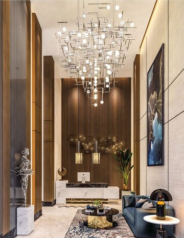 Building Lobby in 3 BHK Apartment at Pardis Shangrila, Bandra West – for Sale