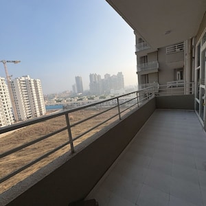 Balcony in 3 BHK Apartment at Pyramid Altia, Sector 70 – for Rent