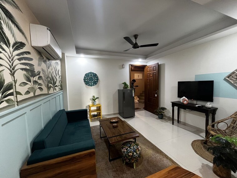 Living Room, sushant lok i 2 Bedroom 1243 Sq.Ft. Builder Floor In Sushant Lok I Gurgaon 9952003