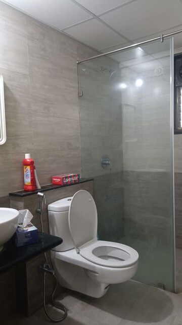 Bathroom in 2 BHK Apartment at Paranjape Blue Ridge, Hinjewadi – for Rent