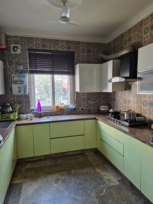 Kitchen in 2 BHK Builder Floor at Mohit House, Sushant Lok I – for Rent