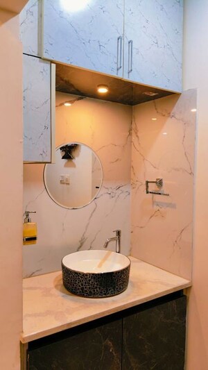 Bathroom in 3 BHK Apartment at Accurate Wind Chimes, Gachibowli – for Rent