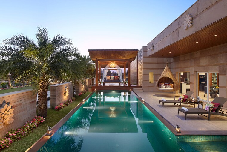 Swimming Pool, puri-aanandvilas 3 Bedroom 1895 Sq.Ft. Villa In Sector 81 Faridabad 9952148