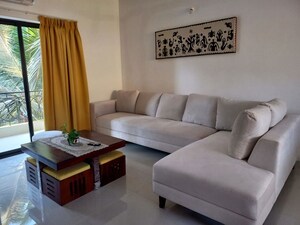 Living Room in 2 BHK Apartment at Siolim – for Rent