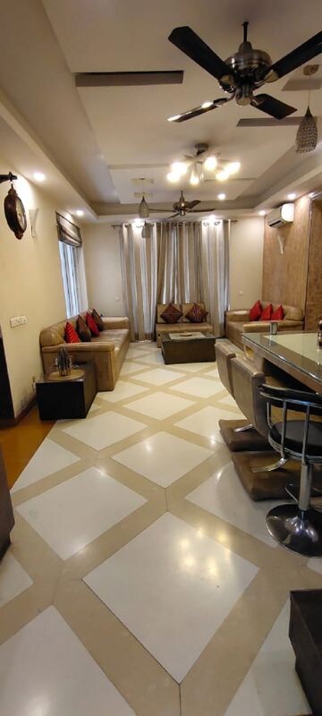 Living Room in 4 BHK Apartment at Puri Pranayam, Sector 82 – for Sale