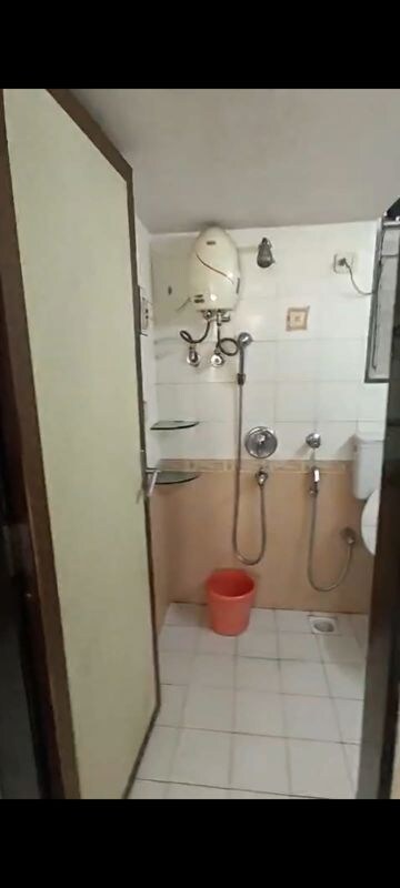 Bathroom in 1 BHK Apartment at Bhoomi Gokul, Goregaon East – for Rent
