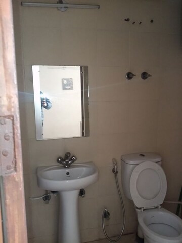 Bathroom in 3 BHK Apartment at Mahagun Mywoods III, Sector 16c Greater Noida – for Rent