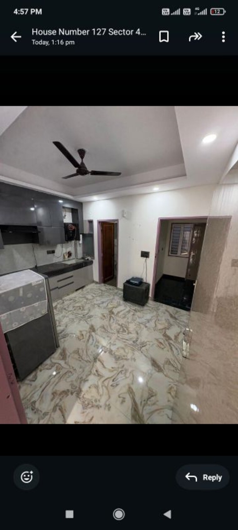 Bedroom, saurabh-niwas 1 Bedroom 300 Sq.Ft. Builder Floor In Sector 40 Gurgaon 9952415