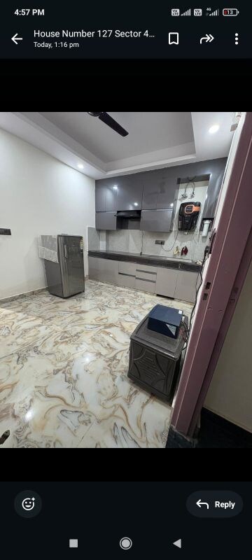 Kitchen in 1 BHK Builder Floor at Saurabh Niwas, Sector 40 – for Rent