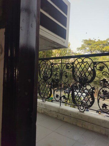 Balcony in 1 BHK Builder Floor at Greater Kailash I – for Rent