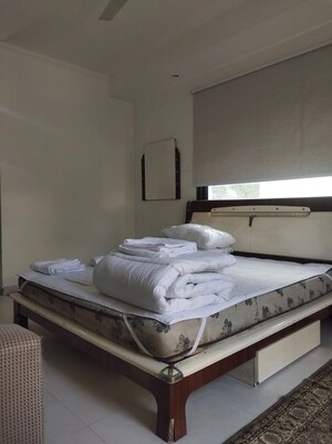 Bedroom in 1 BHK Builder Floor at Greater Kailash I – for Rent