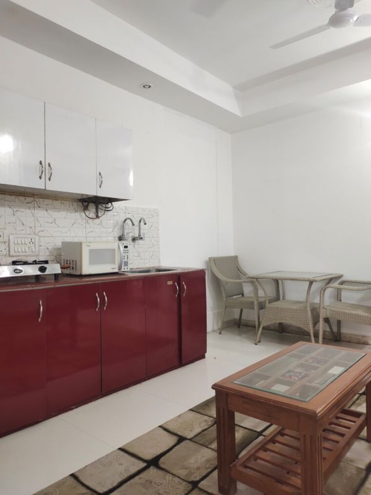 Kitchen, greater kailash i 1 Bedroom 1100 Sq.Ft. Builder Floor In Greater Kailash I Delhi 9946476