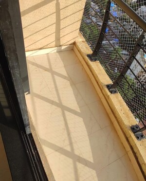 Balcony in 1 BHK Apartment at K Raheja Heights, Malad East – for Rent