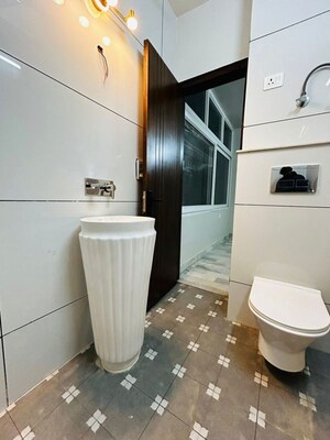 Bathroom in 3 BHK Builder Floor at Greater Kailash I – for Rent