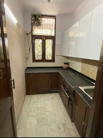 Kitchen in 2 BHK Builder Floor at East Of Kailash – for Rent
