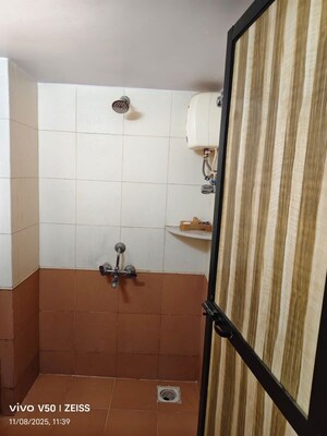 Bathroom in 1 BHK Apartment at Satellite Garden, Goregaon East – for Rent
