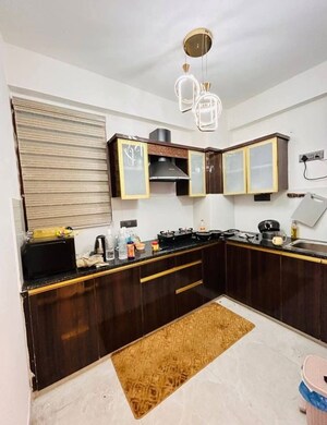 Kitchen in 2 BHK Builder Floor at Saket – for Rent